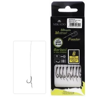 Carlige Legate Mikado Method Feeder Rig Barbed X-tra Strong With Spike Nr.10 8buc/plic Carlige Legate Mikado Method Feeder Rig Barbed X-tra Strong With Spike Nr.10 8buc/plic