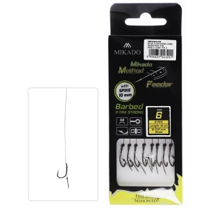 CARLIGE LEGATE MIKADO METHOD FEEDER RIG BARBED X-TRA STRONG WITH SPIKE Nr.6  8BUC/PLIC CARLIGE LEGATE MIKADO METHOD FEEDER RIG BARBED X-TRA STRONG WITH SPIKE Nr.6  8BUC/PLIC