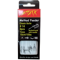 Carlige, Legate, Attack, Method, Feeder, Rig, Barbed, Hook, with, Spike,, Nr.10,, 10cm,, 20lbs,, 8buc/pac, att-kc6000110, Carlige Legate Feeder, Carlige Legate Feeder ATTACK, ATTACK