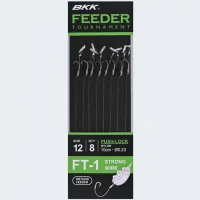 Carlige Legate Bkk Ft-1 Method Quick Stop Feeder Rig 10cm, Nr.10, 0.23mm, 8buc/pac Carlige Legate Bkk Ft-1 Method Quick Stop Feeder Rig 10cm, Nr.10, 0.23mm, 8buc/pac