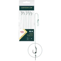 Carlige Legate Carp Zoom Power Feeder Barbless, 10cm, Nr.8, 0.18mm, 5buc/plic Carlige Legate Carp Zoom Power Feeder Barbless, 10cm, Nr.8, 0.18mm, 5buc/plic