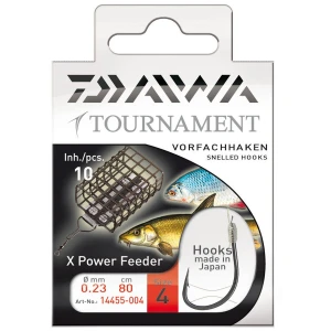 Carlige Legate Daiwa Tournament Feeder Nr.10, 10buc/pac Carlige Legate Daiwa Tournament Feeder Nr.10, 10buc/pac