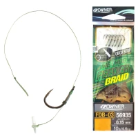 Carlige Legate Feeder Owner FDB-03 Quick Stop Braided Nr.10, 6buc/pac