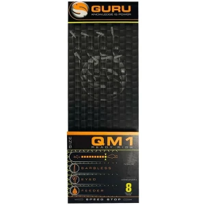 Carlige Legate Guru Speedstop QM1, Carlig Nr.10, 0.22mm, 10cm. 8buc/pac Carlige Legate Guru Speedstop QM1, Carlig Nr.10, 0.22mm, 10cm. 8buc/pac