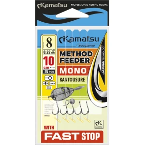 Carlige Legate Kamatsu Fast Stop Kantousure, 10cm, Nr.8, 0.22mm, 5buc/pac