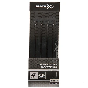 Carlige Legate MATRIX Commercial Carp Rigs, Nr.12, 15cm, 8buc/plic