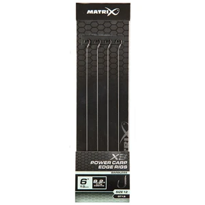 Carlige Legate MATRIX X3 Power Carp Edge Rigs, Nr.12, 15cm, 8buc/plic