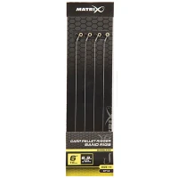 Carlige Legate Matrix X6 Pellet Rigger Band Rigs, Nr.14, 15cm, 8buc/plic