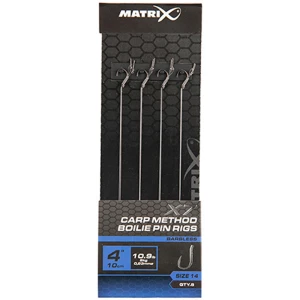 Carlige Legate MATRIX X7 Boilie Pin Rigs, Nr.14, 10cm, 8buc/plic