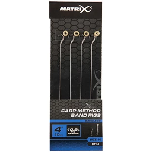 Carlige Legate MATRIX X7 Method Band Rigs, Nr.16, 10cm, 8buc/plic