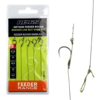 Carlige Legate Nevis Method Cu Spin Feeder Round Barbless Nr.6, 5buc/pac