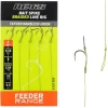 Carlige Legate Nevis Feeder Cu Spin Steg Barbless, Nr.10, 0.12mm, 8.5cm, 10buc/pac