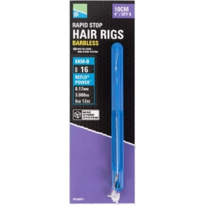 Carlige Legate PRESTON KKM-B Rapid Stop Hair Rigs, Nr.12, 10cm, 8buc/pac
