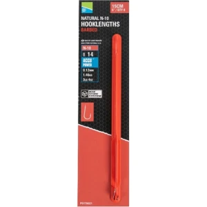 Carlige Legate PRESTON Natural N-10, Nr.20, 15cm, 8buc/pac