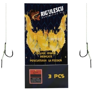 Carlige Legate RIGULESCU Cu Spin, Nr.12, 7.5cm, 3buc/pac