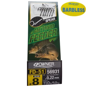 Rig Feeder Owner 56931 Nr.12 0.20 FD-51 Spear BL Rig Feeder Owner 56931 Nr.12 0.20 FD-51 Spear BL