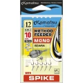 Rig Konger Kamatsu Iseama Method Feeder Cu Spin,  Monofilament, Nr.10, 0.22mm, 10cm, 5buc/pac