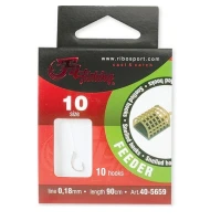 Riguri Filfishing Feeder Snelled Hooks, 90cm, 10buc/plic Nr.10 18mm Riguri Filfishing Feeder Snelled Hooks, 90cm, 10buc/plic Nr.10 18mm