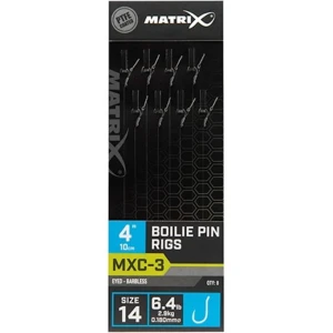 Riguri Matrix MXC-3 Barbless Boilie Pin Nr.14, 2.9kg, 0.180mm, 10cm, 8buc/plic Riguri Matrix MXC-3 Barbless Boilie Pin Nr.14, 2.9kg, 0.180mm, 10cm, 8buc/plic