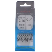 Set Pro Fl  8 Carlige Legate Textil 10cm Cu Spin Carlig Power Carp Feeder Nr 8 Set Pro Fl  8 Carlige Legate Textil 10cm Cu Spin Carlig Power Carp Feeder Nr 8