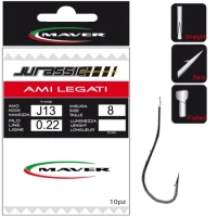 Carlige Legate Maver Jurassic J13 Nr 4-0.26 Carlige Legate Maver Jurassic J13 Nr 4-0.26