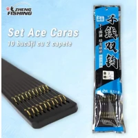 Carlige Legate Caras Zheng, Nr.8, 0.26mm, 20buc/pac Carlige Legate Caras Zheng, Nr.8, 0.26mm, 20buc/pac