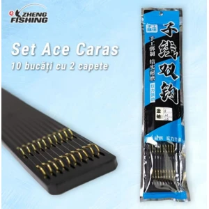 Carlige Legate Caras Zheng, Nr.9, 0.28mm, 20buc/pac