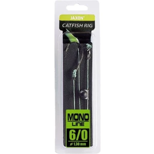Carlige Legate JAXON Catfish Mono Rig, Nr.6/0, 1.30mm, 1buc/pac
