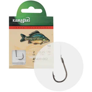 Carlige Legate KAMASAKI K807BN, Nickel, Nr.6, 10buc/pac