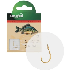 Carlige Legate KAMASAKI K807G, Auriu, Nr.2, 10buc/pac