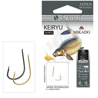Carlige Legate Mikado Sensual Keiryu Nr.4, Fir 70cm/0.18mm, 10buc/pac Carlige Legate Mikado Sensual Keiryu Nr.4, Fir 70cm/0.18mm, 10buc/pac