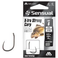 Carlige Legate Mikado Sensual X-tra Strong Carp, 70cm, Nr.10, 0.20mm, 8buc/plic Carlige Legate Mikado Sensual X-tra Strong Carp, 70cm, Nr.10, 0.20mm, 8buc/plic