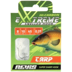 Carlige Legate Nevis, 45cm, 0.25mm, Nr.6, 10buc/pac Carlige Legate Nevis, 45cm, 0.25mm, Nr.6, 10buc/pac