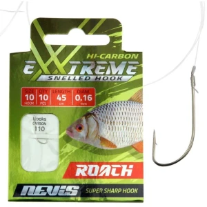 Carlige Legate Nevis Rosioara, Nr.12, 0.16mm, 45cm, 10buc/pac