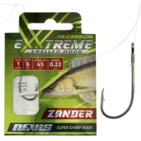 Carlige Legate Nevis Salau, Nr.4, 0.22mm, 45cm, 6buc/pac Carlige Legate Nevis Salau, Nr.4, 0.22mm, 45cm, 6buc/pac