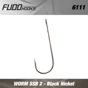 CARLIGE FUDO WORM SSB BN Black Nickel Nr.1/0  5buc/plic  