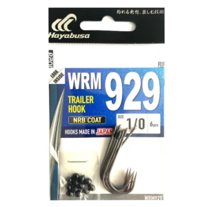 CARLIGE HAYABUSA TRAILER HOOK WRM 929 NRB NR 1/0 6BUC