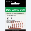 Carlige BKK DSS-Worm UVO, Drop Shot - Split Shot, Nr.2/0, 5buc/pac Carlige BKK DSS-Worm UVO, Drop Shot - Split Shot, Nr.2/0, 5buc/pac