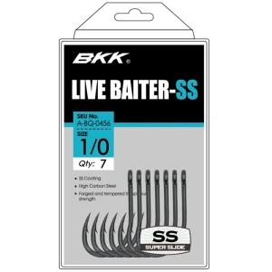 Carlige BKK Live Baiter SS, Nr.6/0, 5buc/pac