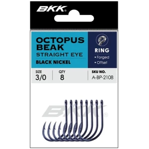 Carlige BKK Octopus Beak Straight Eye, Nr.3/0, 8buc/pac Carlige BKK Octopus Beak Straight Eye, Nr.3/0, 8buc/pac
