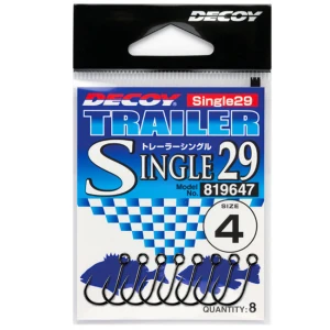 Carlige Decoy Trailer Single 29, Nr.4, 8buc/plic Carlige Decoy Trailer Single 29, Nr.4, 8buc/plic