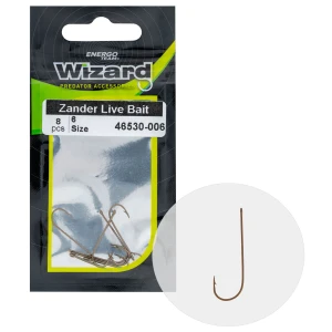 Carlige Energo Team Wizard Zander Live Bait Light Nr.6, 8buc/pac Carlige Energo Team Wizard Zander Live Bait Light Nr.6, 8buc/pac