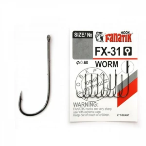 Carlige Fanatik FX-31 No.12 Worm 8buc/plic Carlige Fanatik FX-31 No.12 Worm 8buc/plic