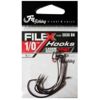 Carlige Filfishing Offset 5030 Black Nickel, Nr.1/0,  5buc/pac