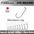Carlige Fudo AB Jig Black Nickel Nr.6, 1000buc/bulk Carlige Fudo AB Jig Black Nickel Nr.6, 1000buc/bulk