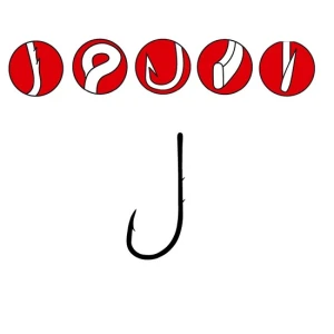 Carlige Gamakatsu LS-5213N Nr.2/0 6 buc plic 