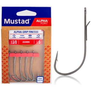 Carlige MUSTAD Alpha Grip Finesse, Nr.2, 8buc/pac