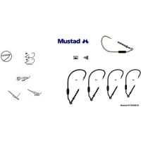 Carlige Mustad Offset Lestate Power Lock Plus Pentru Twister, Nr.3/0 3buc/plic