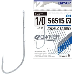 Carlige OWNER 56515 Tachiuo Saber X Tin, Nr.1, 10buc/pac