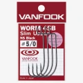 Carlige Offset Vanfook Worm-45B NS Black Slim Upper Offset Hooks Nr.2/0, 7buc/plic Carlige Offset Vanfook Worm-45B NS Black Slim Upper Offset Hooks Nr.2/0, 7buc/plic